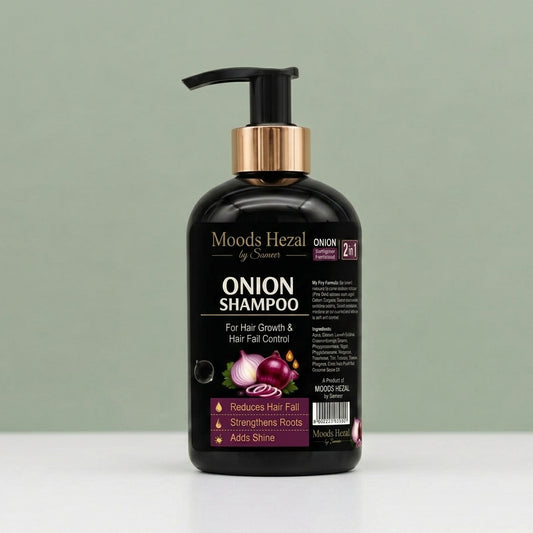 Moods Hezal by Sameer – Onion Shampoo & Conditioner (2-in-1 Hair Fall Control & Growth)