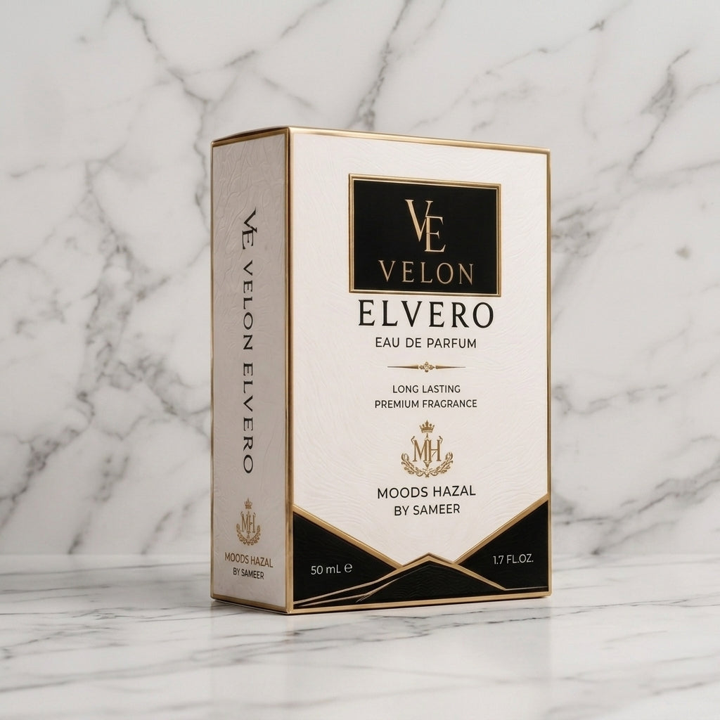 Velon Elvero Eau De Parfum (50ml) – Premium Long-Lasting Luxury Fragrance by Moods Hazal