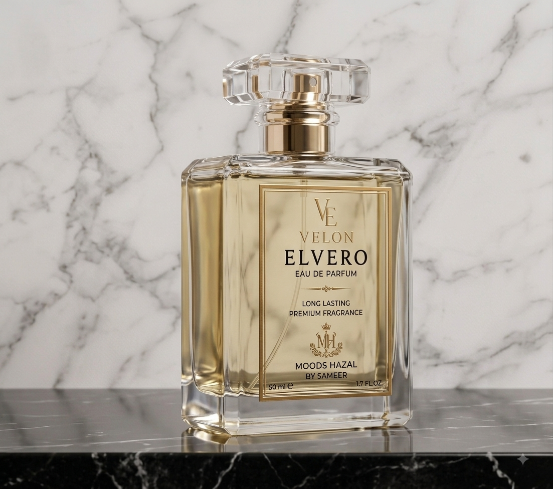 Velon Elvero Eau De Parfum (50ml) – Premium Long-Lasting Luxury Fragrance by Moods Hazal