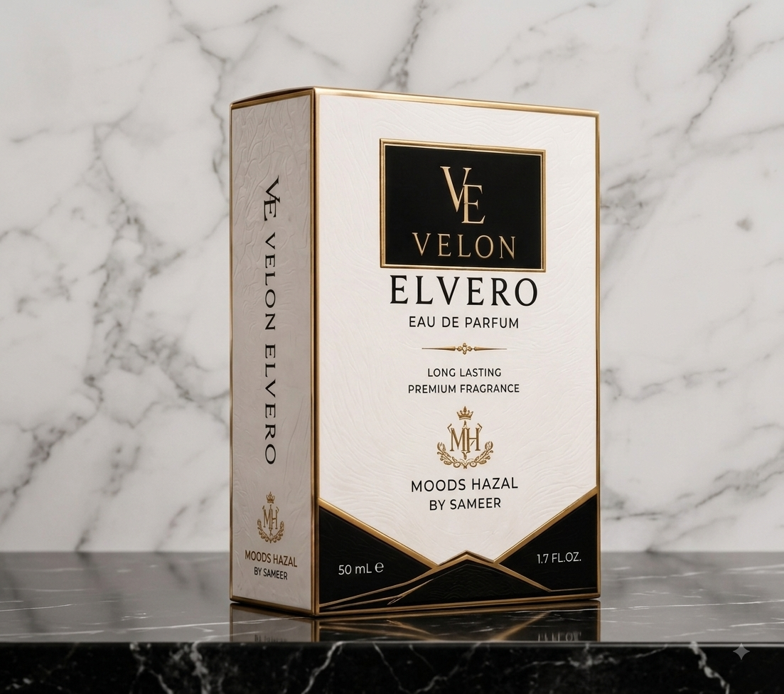 Velon Elvero Eau De Parfum (50ml) – Premium Long-Lasting Luxury Fragrance by Moods Hazal